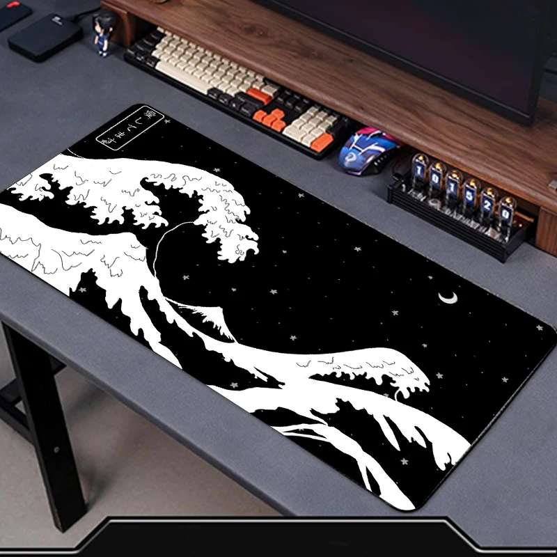 

Purple Great Wave Off 900x400mm Mouse Pad Computer Laptop Anime Keyboard Mouse Mat XXL Large Gaming Mousepad Keyboard Desk Mat