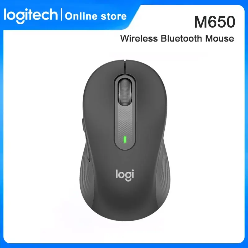 

Logitech M650 Signature wireless Mouse Bluetooth Mice 400 DPI Sensor technology Logitech Advanced Optical Smartwheel Scrolling