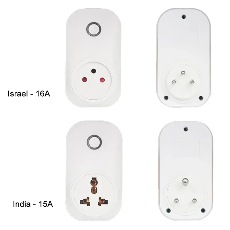 Смарт-розетка настенная с поддержкой Wi-Fi и голосового управления