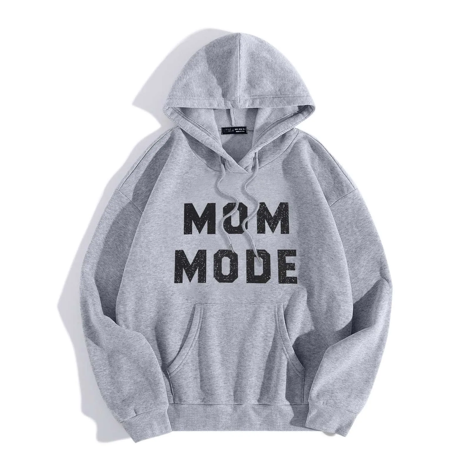

Ladies Women Hooded Print Round Neck Long Sleeve Sweatshirt Tops Hoodie Women with Design Zip up Hooded Sweatshirt Women