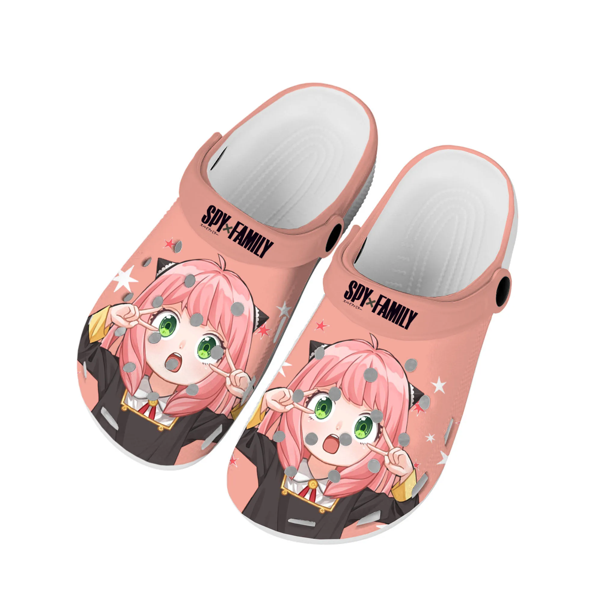 

Spy X Family Anya Forger Home Clogs Custom Water Shoes Mens Womens Teenager Shoe Garden Clog Beach Hole Slipper Casual Slippers