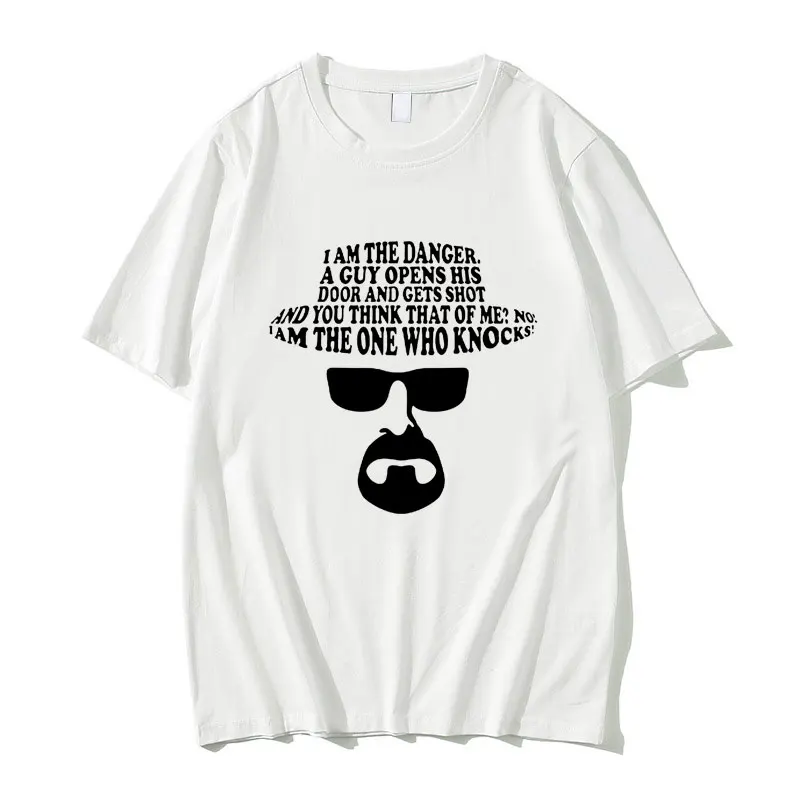 

Hot Sale Heisenberg Breaking Bad Walter White I Am The Danger A Guy Opens His Door and Gets Shot and You Think That of Me Tshirt