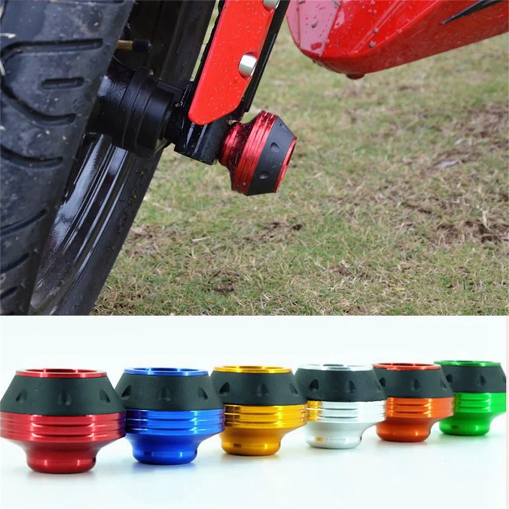 

Aluminum Wheel Protection Crash Pads Colorful Motorbike Crash Protector Motocross Tire Frame Slider Moto Equipment Accessories
