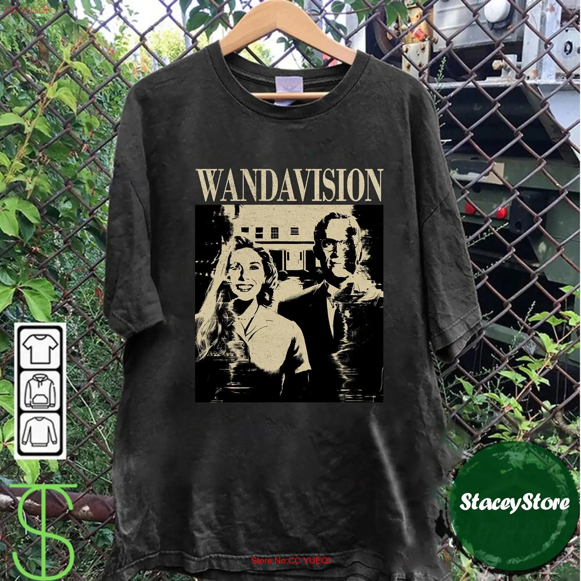 Футболка WandaVision винтажная футболка с фильмом в стиле ретро современная