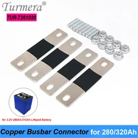 turmera busbar lifepo4 battery copper connecter for 12v 280ah 310ah 320ah lifepo4 battery cell use in 12 8v solar system 4pieces
