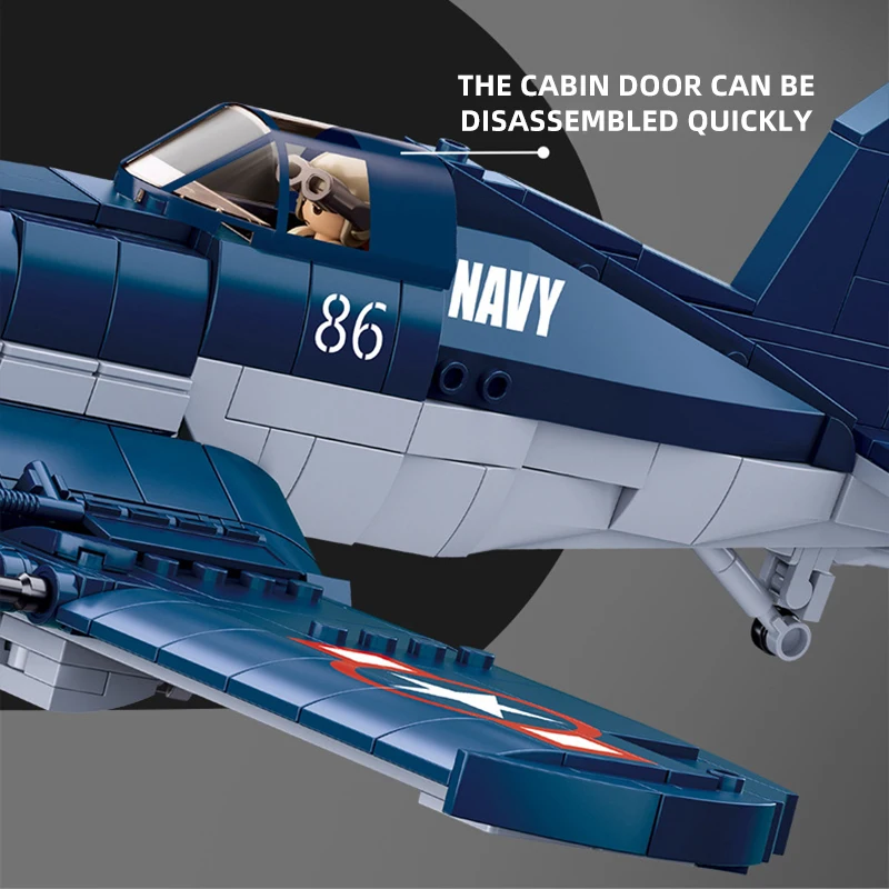 M38-B1109 Набор Строительных Блоков 550 Шт. Военные Модели Самолетов И Солдат Времен