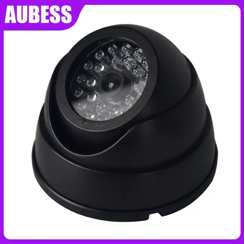 

Surveillance Security System Indoor Outdoor Creative Fake Cctv Security Camera Plastic Power Via Aa Battery Dome Dummy Camera