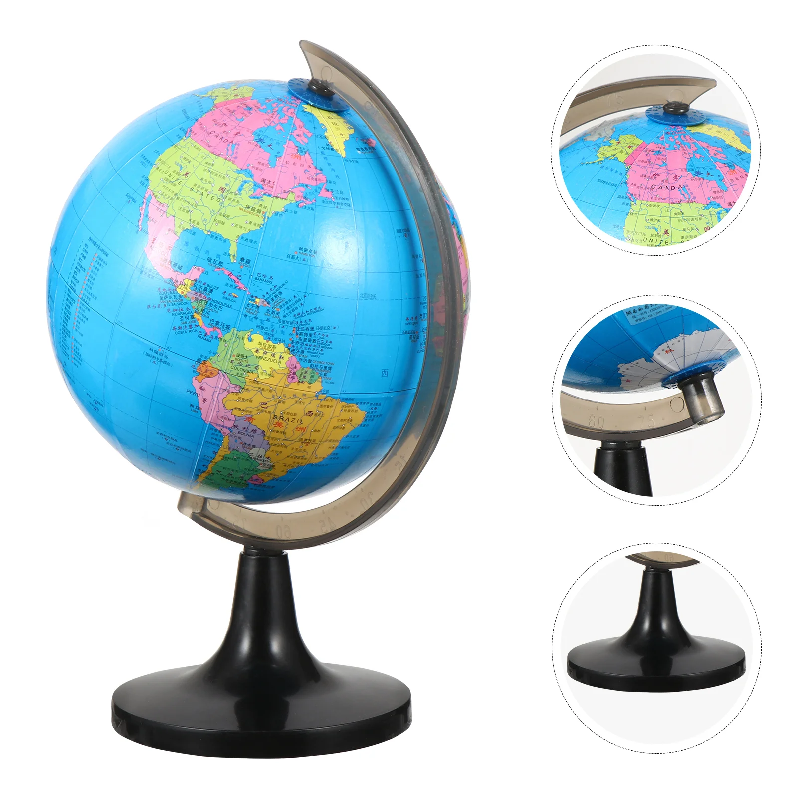 

Globeglobes World Classroom Learning Geography Kidsthestand Adultsswivel Rotating 5 Inch Gifts Student Mova Children Decor