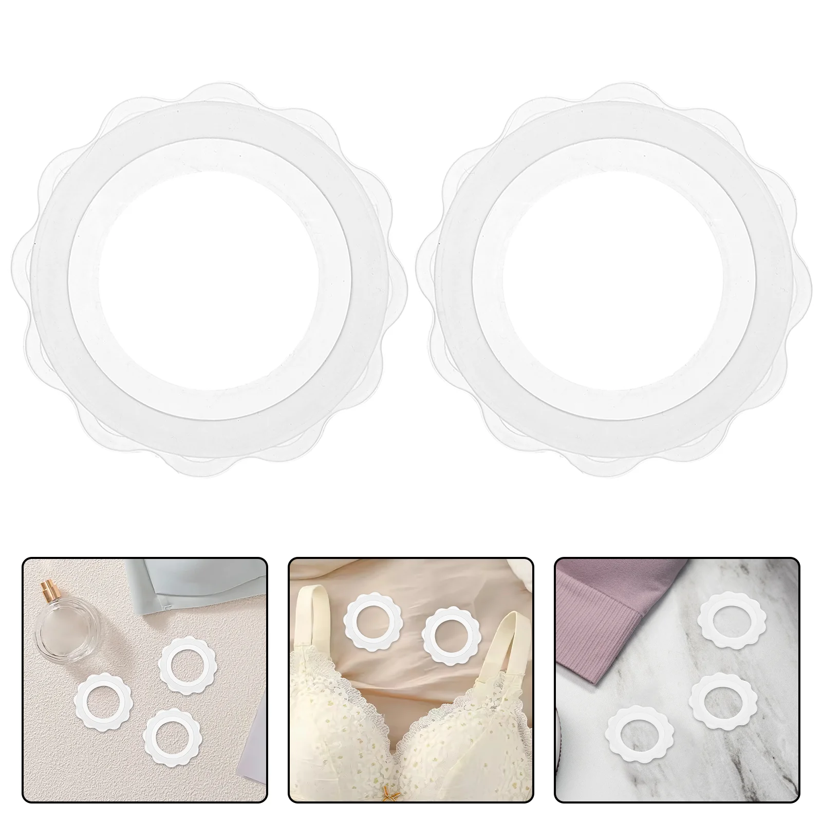 5 шт. щитки для сосков силиконовое кольцо груди чашка молока белые чехлы грудного