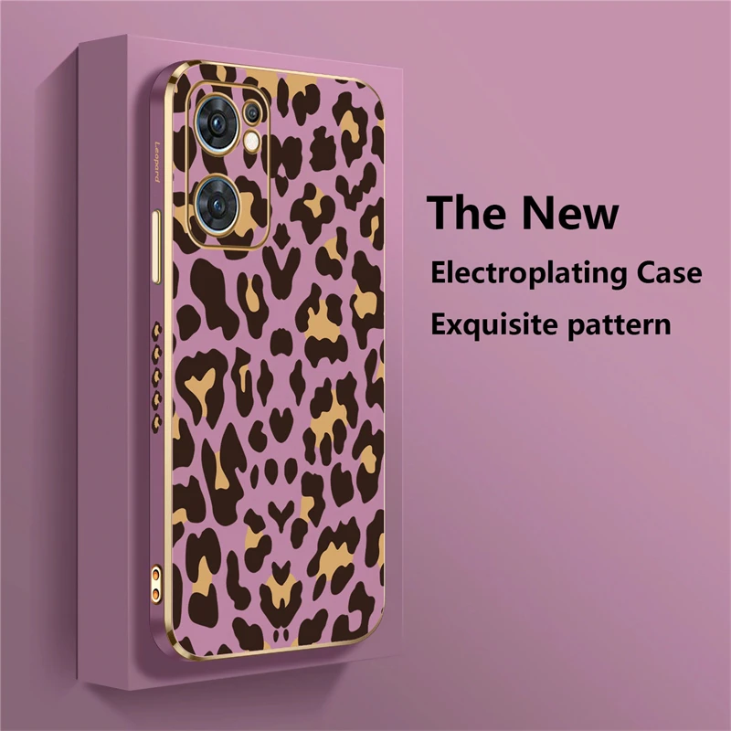 Модный чехол для телефона с леопардовым принтом OPPO Find X5 X3 Lite X2 NEO F15 F19 F11 F17 F21 Pro
