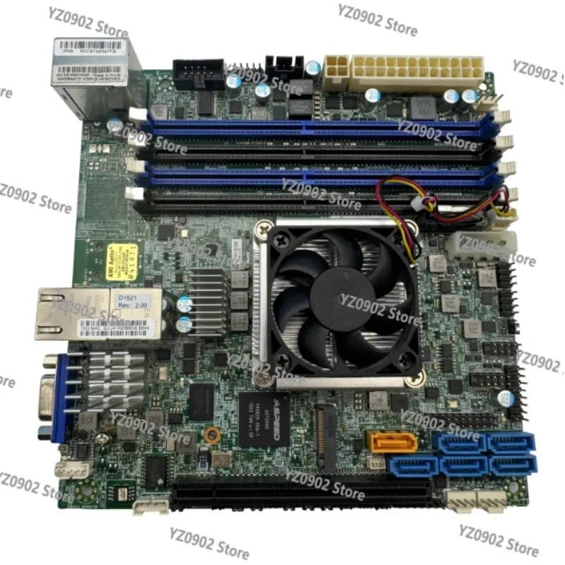 Фото Основная плата X10SDV-4C-TLN2F ITX — XE ON D1521, двойной 10-гигабитный порт, сервер Synology NAS №3