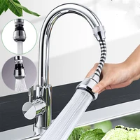 360 degree kitchen faucet rotatable high pressure faucet extender water saving device 2 modes sink faucet sprayer nozzle