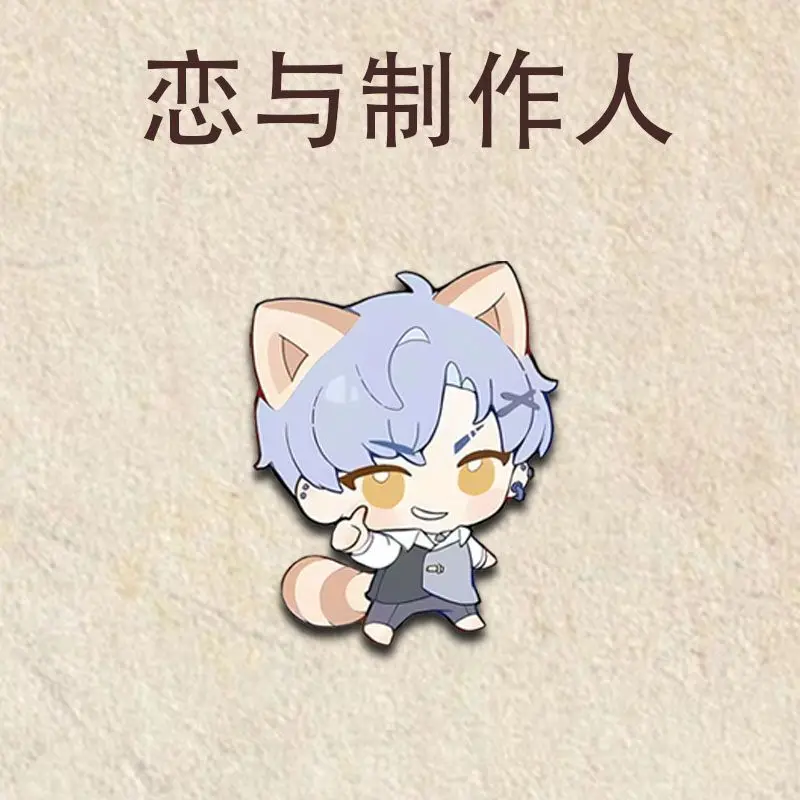 5 шт. значки Mr. Love: Queen's Choice Zhou Qiluo Lucien Kawaii брошь игровые товары коллекция сумка