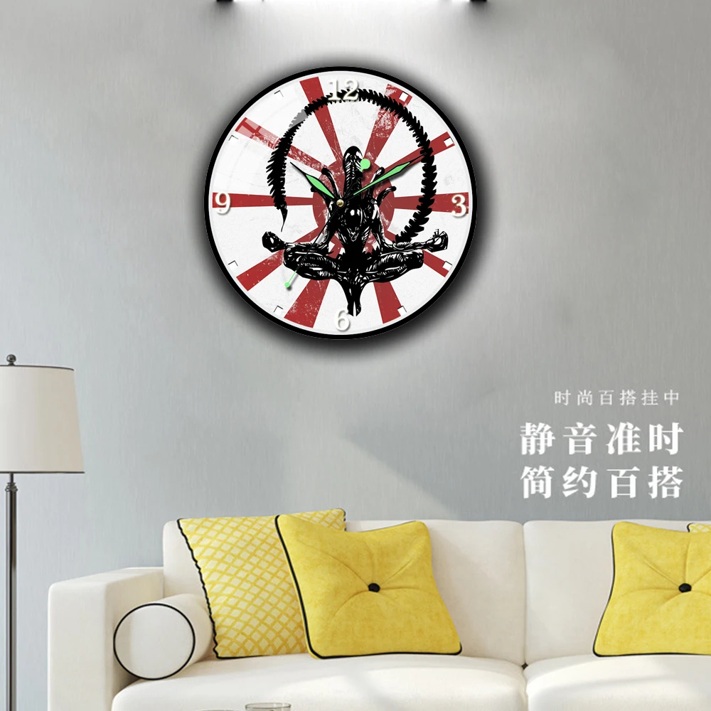 

Настенные часы Alien ET Art, акриловые украшения для детей, дома, офиса, комнаты