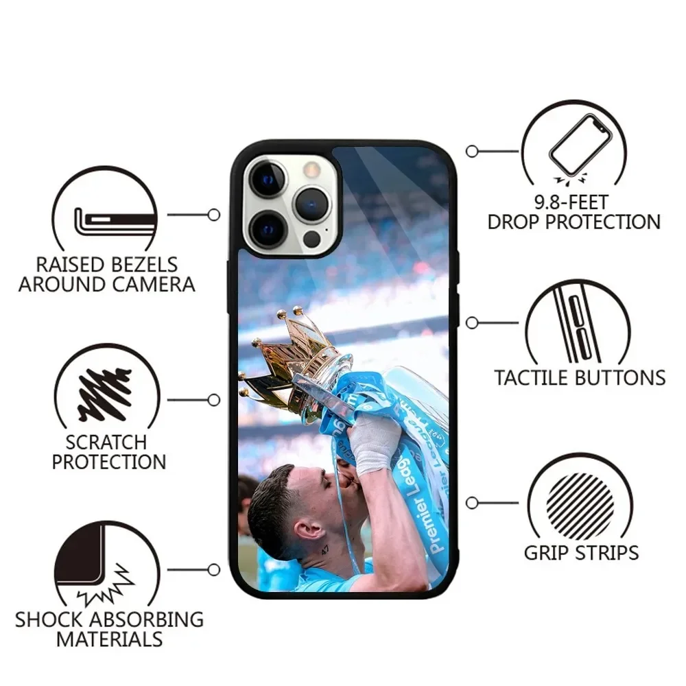 Чехол Football 47 The Prince of City F-Foden для iPhone 15 14 13 12 11 Plus Pro Max Mini Magsafe магнитная Беспроводная