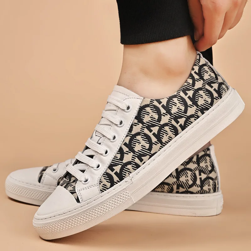 

Men's Casual Shoes Luxury Designer Brand Vulcanized Sports Tennis Comfortable Outdoor Fashion Sneakers For Men Trends 2023 Shoes