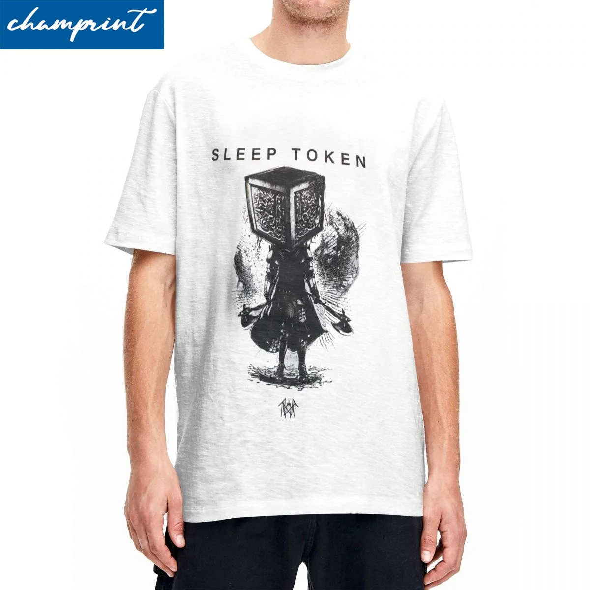 

Men Women's Gothic Sleep Token Band T Shirts Pure Cotton Clothing Hipster Short Sleeve O Neck Tee Shirt Gift T-Shirts