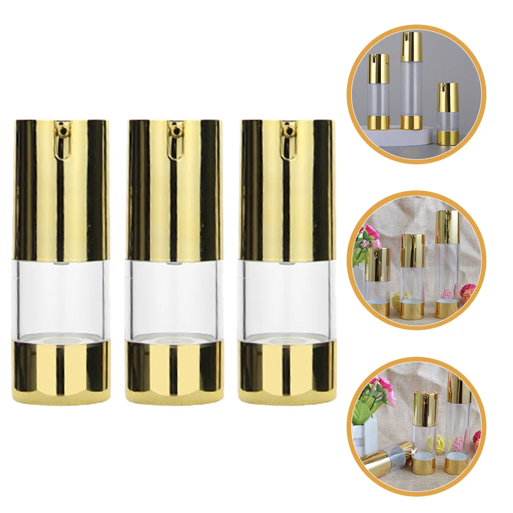 Бутылка для крема насос-дозатор вакуумный лосьон дорожные бутылки туалетных