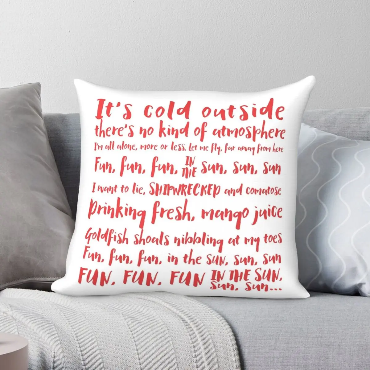 

Red Dwarf Lyrics Pillowcase Polyester Linen Velvet Printed Zip Decor Pillow Case Sofa Seater Cushion Cover