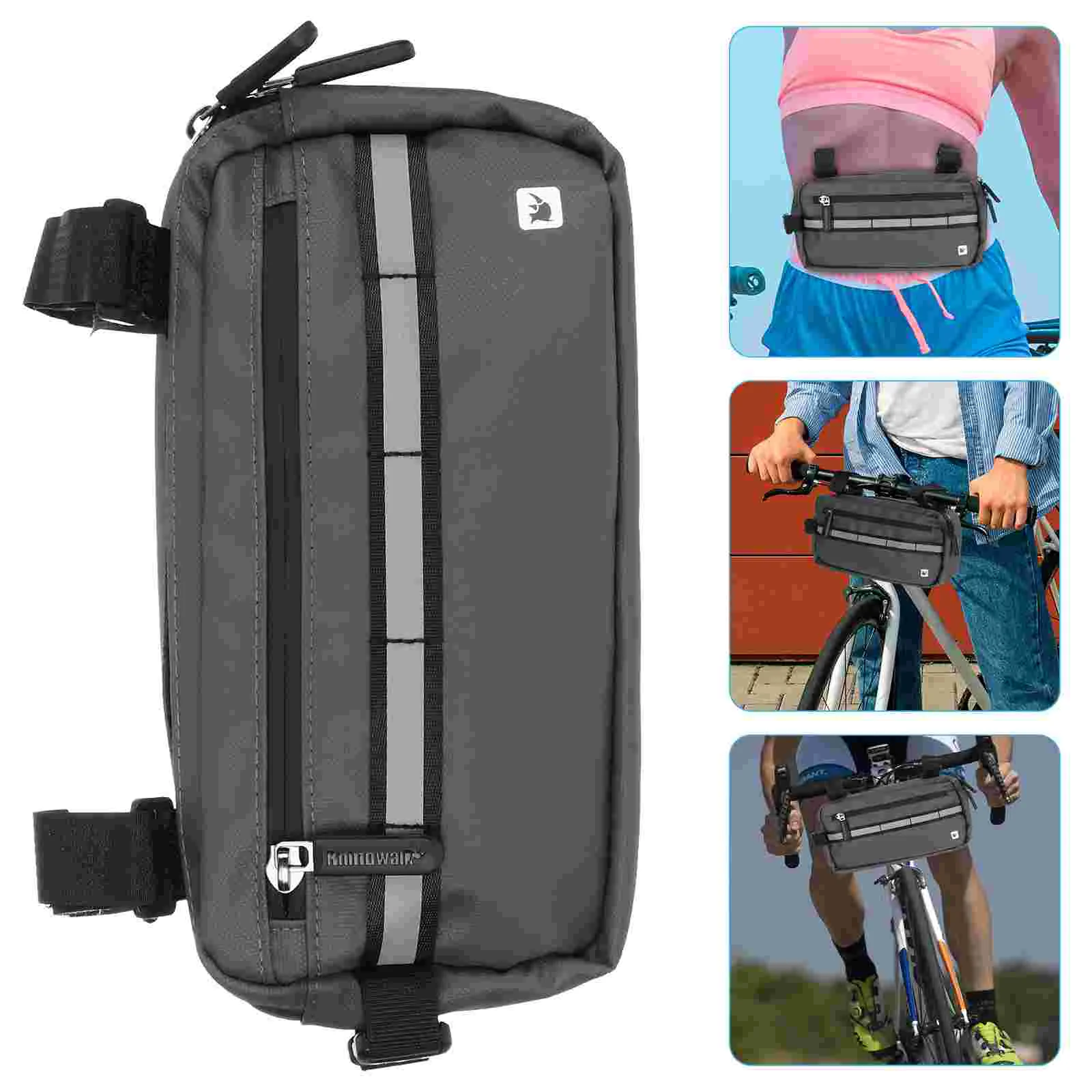 

Bicycle Front Bag Bike Handlebars Pouch Cell Waist Crossbody Belt Bags Women Sports Pack Fanny Adjustable