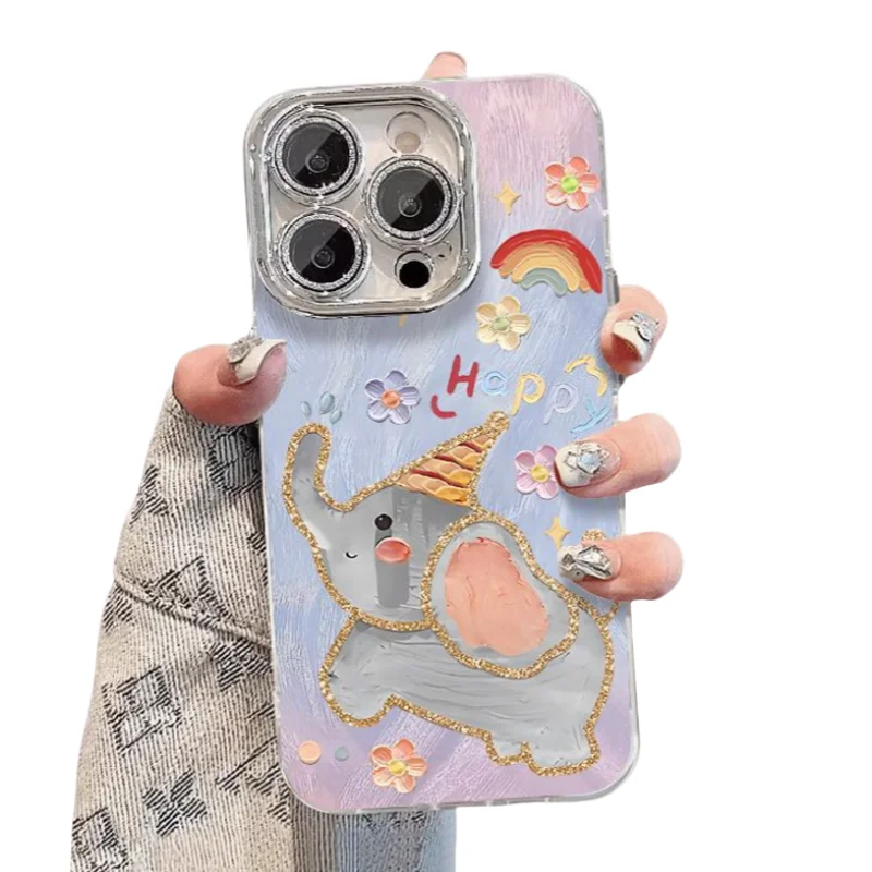 Чехол для телефона со слоном картина маслом Huawei Mate 60 50 40 30 P60 Art Pura70 Pro Ultra Plus полное