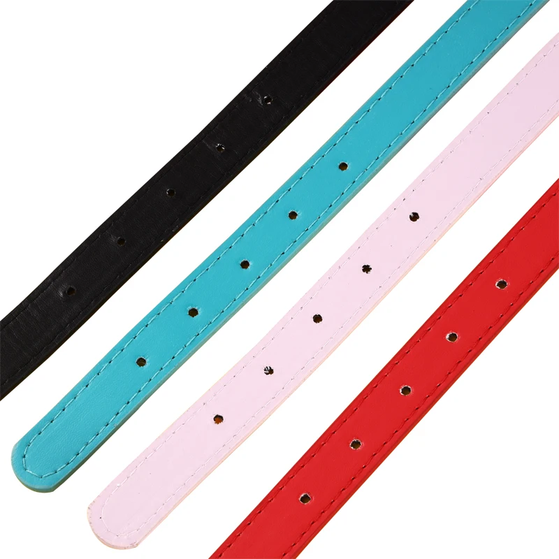 Dog Collars Cat Necklace Puppy Scarf 12 Colors Size Adjustable Suitable for Medium and Small Pets Solid Blue Teddy Red Chihuahua | Дом и сад