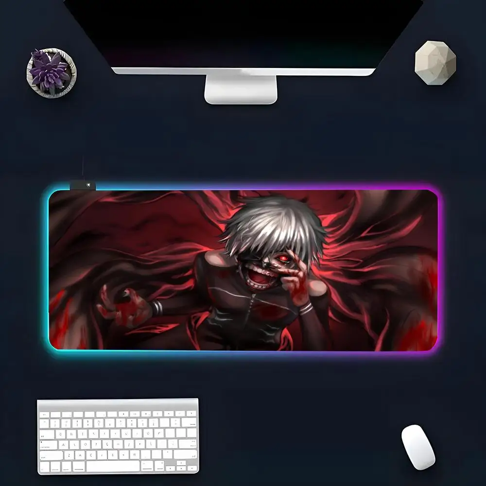 Коврик для мыши с изображением аниме Т-Токио Белый большой размер