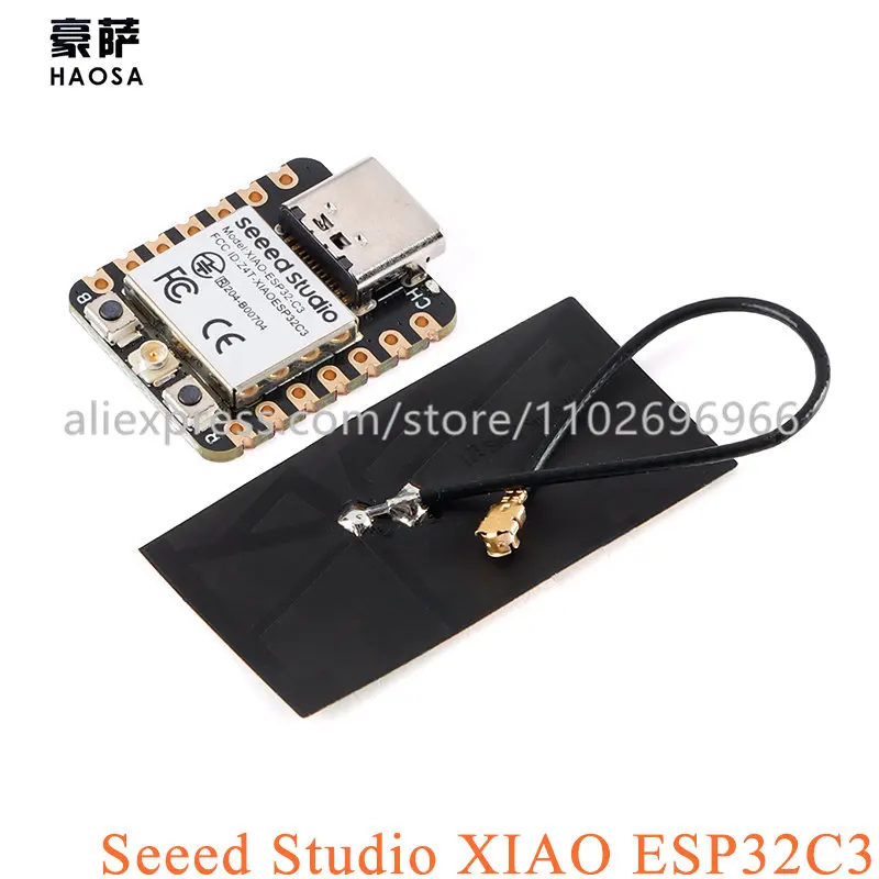 

5 шт., модуль беспроводной макетной платы Seeed Studio XIAO ESP32-C3 BLE WIFI, миниатюрный MCU 4 МБ, 400 КБ для Arduino