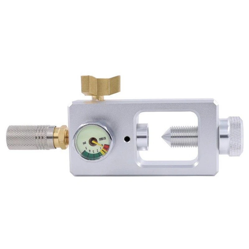 

5000Psi Scuba Test Valve Connected to Long Copper Two-Color Female Head