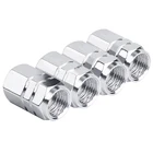 4 шт Theftproof алюминиевое колесо автомобиля Шины Клапаны шины Стволовые воздушные колпачки герметичная бухта