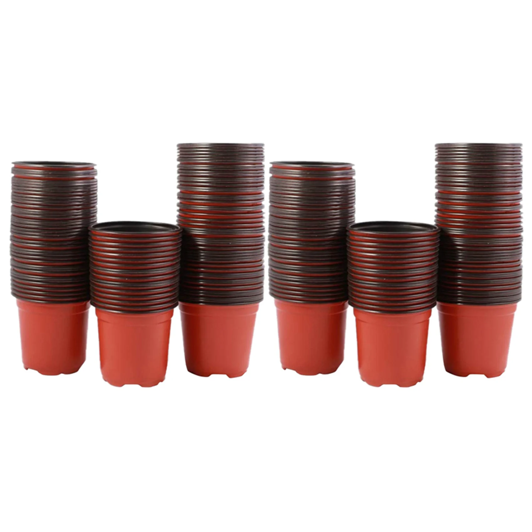 

200Pcs 16Cm Plastic Flower Seedlings Nursery Supplies Planter Pot/Pots Containers Seed Starting Pots Planting Pots