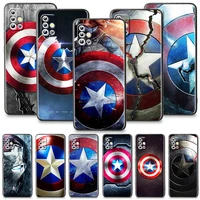 avengers shield marvel phone case for samsung galaxy a51 a71 a41 a31 a11 a01 a72 a52 a42 a32 a22silicone tpu cover