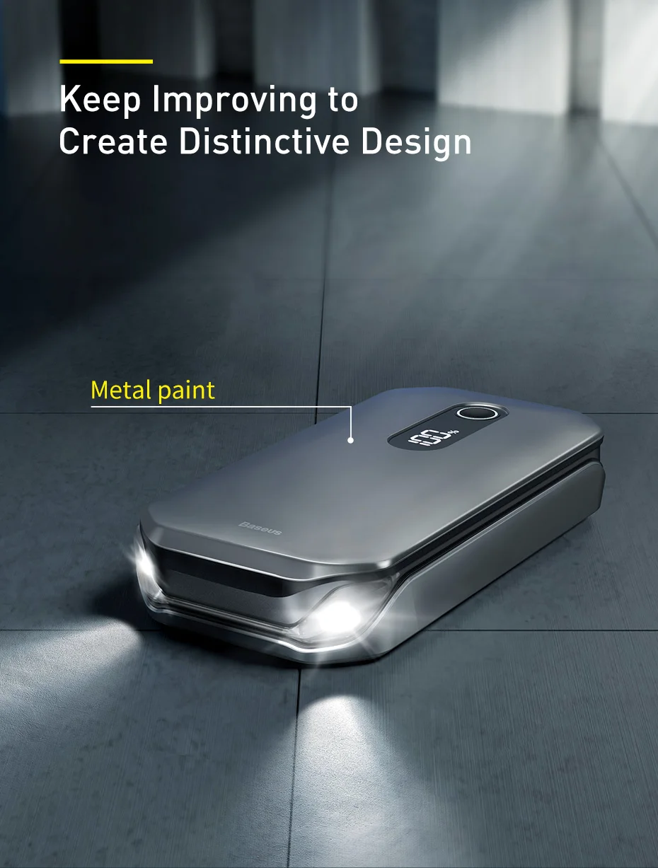 

Внешний аккумулятор/пусковое устройство для автомобильного аккумулятора, ёмкость 12000 мАч, Пусковое напряжение 3,5л/6л, пиковый ток 1000А