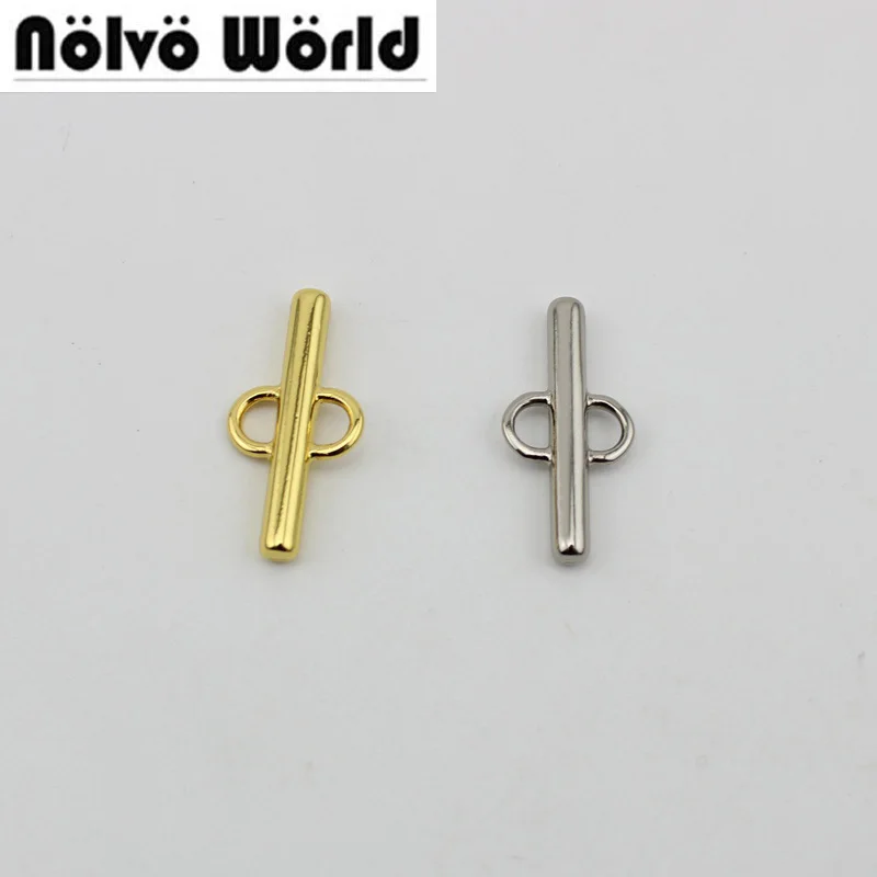 

10pcs 50pcs 4 colors 30mm Two head Hanger Connector buckel finished die casting metal fitting hardware bags accessories