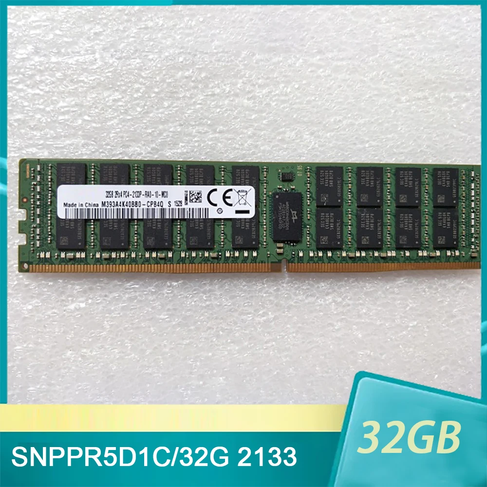

SNPPR5D1C/32G 2133 RAM 32GB 2RX4 PC4-2133P PR5D1 RIDMM Server Memory Works Perfectly Fast Ship