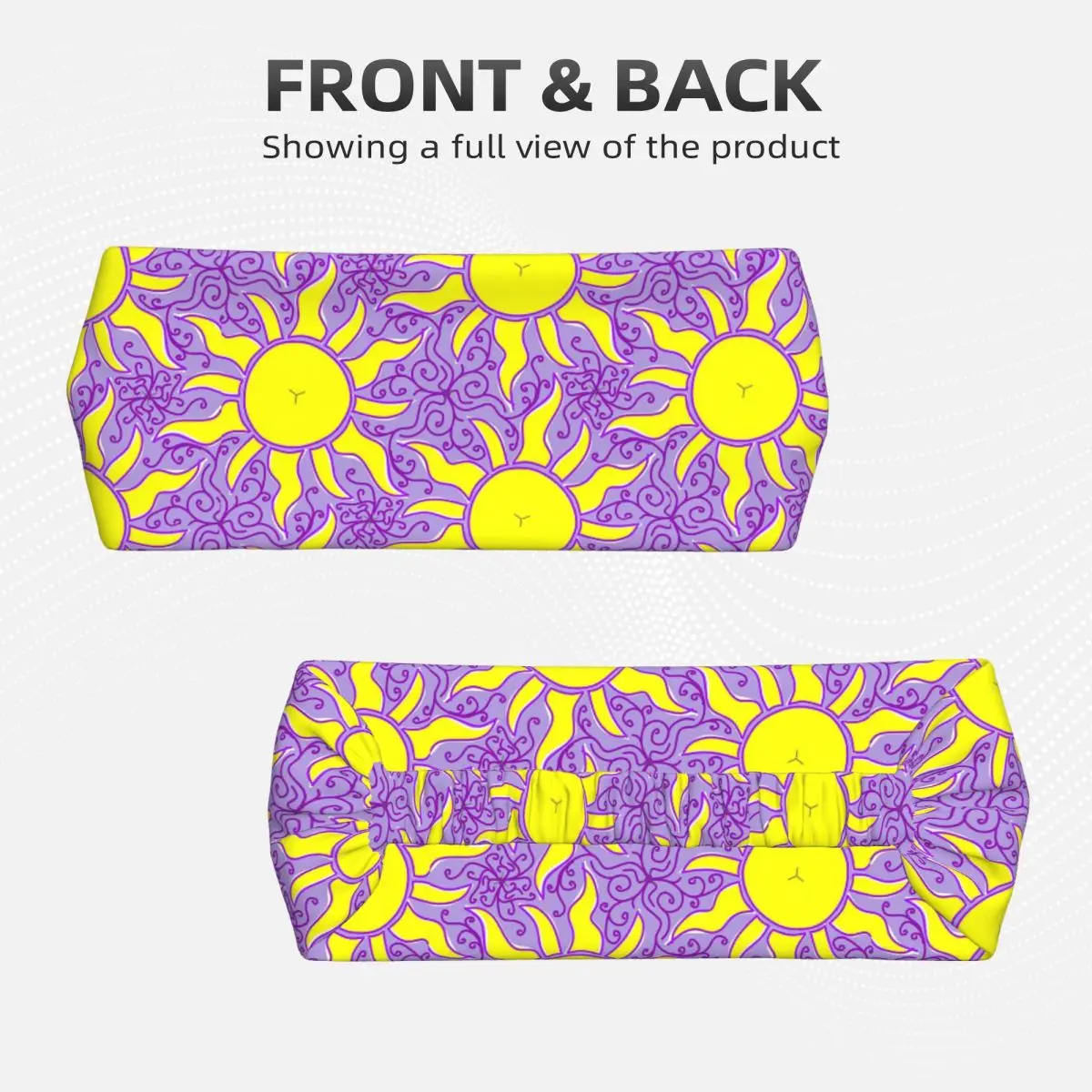 Фото Пользовательский Rapunzel Sun Lantern Sweatband для мужчин и женщин, влагоотводящая спортивная повязка для тренажерного зала, йоги, бега №4