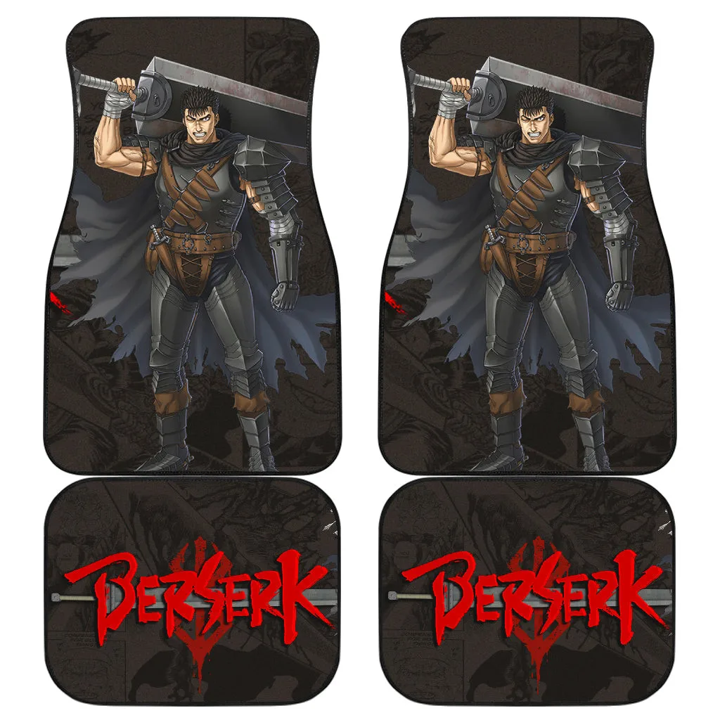 

Berserk Anime Guts With Giant Sword Manga Background Car Floor Mats