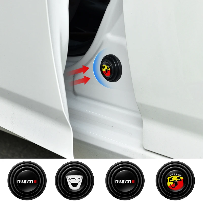 

2/4/10pcs Car Sticker Door Anti-collision Silicone Soundproof Buffer Pad Auto Accessories for Seat Leon 5f Ibiza Leon 1p Cushion