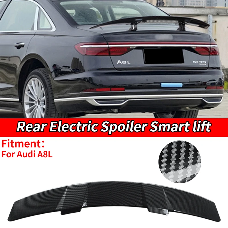 

Car Electric Rear Spoiler Wing Trunk Tail Remote Control Modification Accessorie For Audi A8L 2004 08 10 12 15 18 19 20 21 2022