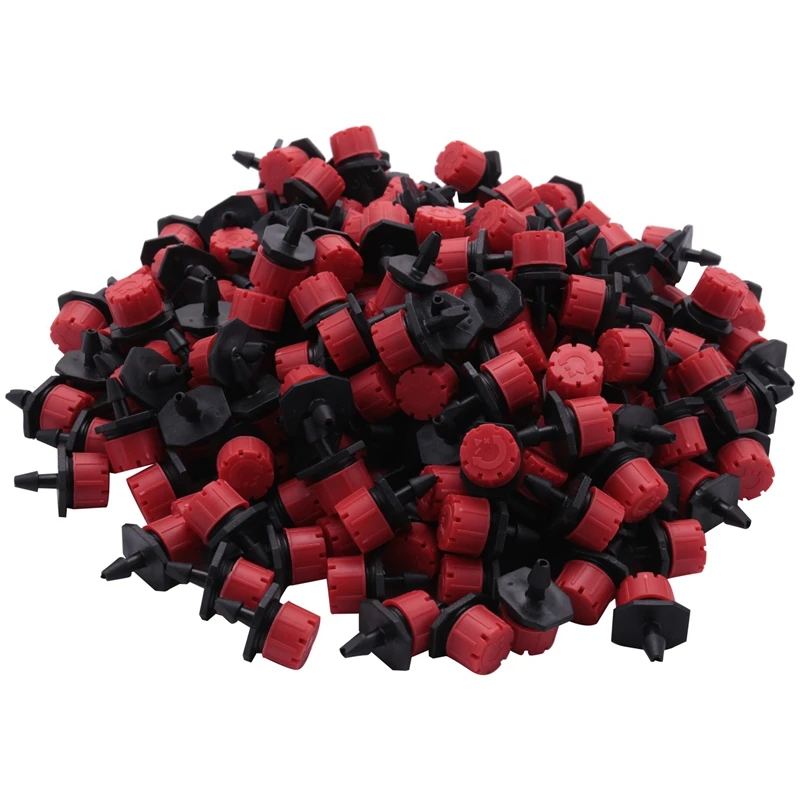 

200 Pcs Adjustable Irrigation Sprinkler Drip Irrigation System ,Drip Adjustable Emitters