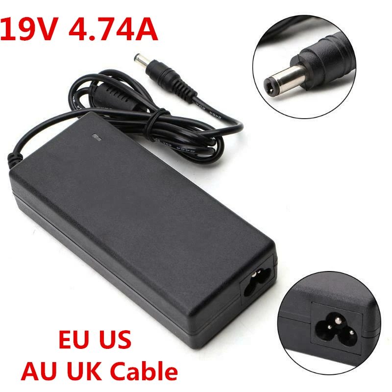 Адаптер питания для ноутбука ASUS A46C X43B A8J K52 U1 U3 S5 W3 W7 Z3 19 в 5 А 90 Вт 2 x мм |