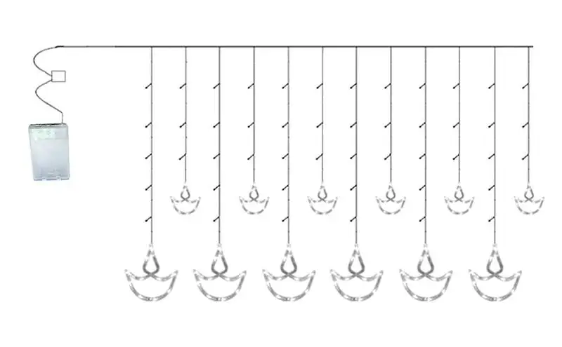 

Светодиодная гирлянда на батарейках с питанием от батарейки, медная проволочная строка, светильник, водонепроницаемая, с теплым подвесом, 8 режимов освещения, для украшения улицы