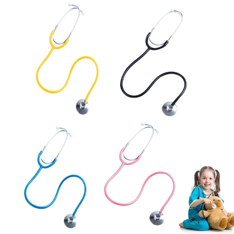 

Kids Stethoscope Toy Real Working Stethoscope for Children Role Play Nursing Costume Cute Doctor Medical Pretend Game Accessory