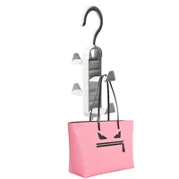 4 hook coat hangers for closet space saving wardrobe hanger for handbag multi layer closet storage organizer handbag holder for