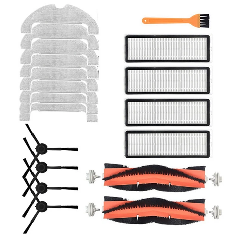 

Main Brush Hepa Filter Side Brush Mop Cloth For Xiaomi Dreame Bot Z10 Pro Dreame L10 Plus Vacuum Cleaner