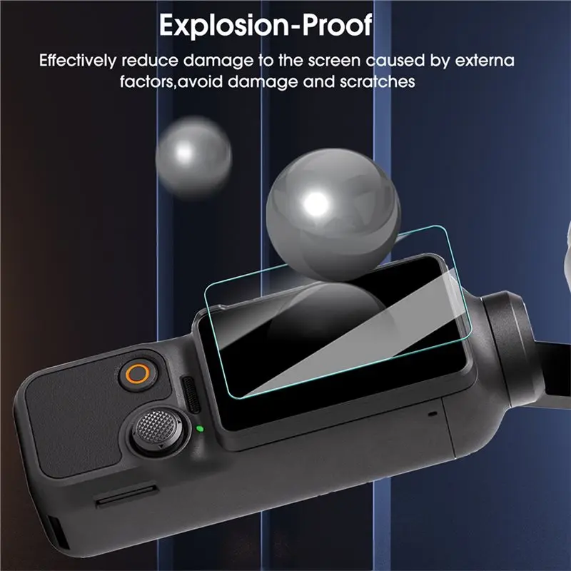Фото B27B для DJI Osmo Pocket 4: защитная пленка для объектива от царапин, закаленное стекло для экрана - аксессуары для защиты (5 шт.) №3