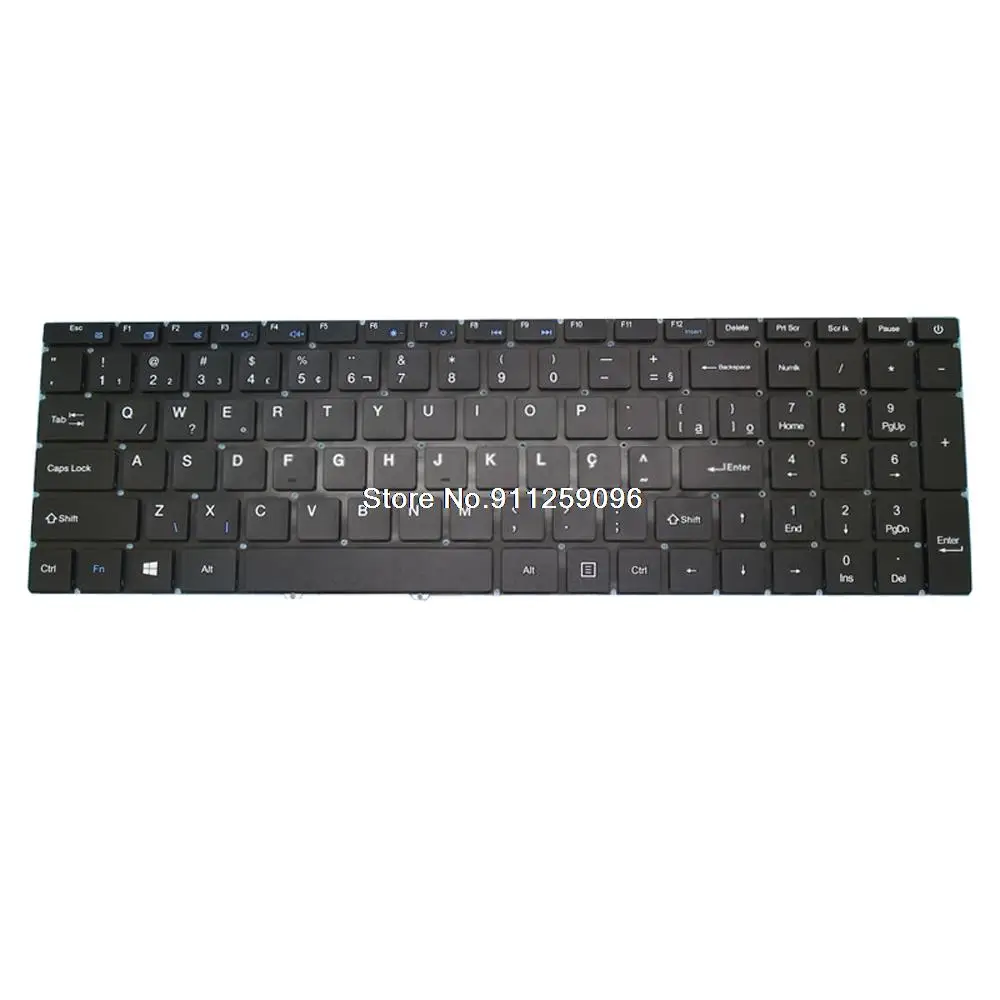 Клавиатура для ноутбука EVOO EVC156-2 EVC156-1 EVC156-2BK EVC156-1BK Бразилия BR Black New - купить по