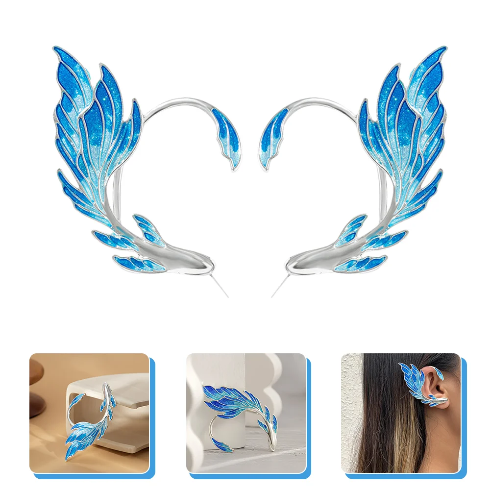 1 пара, серьги-манжеты в виде рыбы, ювелирные изделия, кольца, модные серьги-манжеты, ювелирные изделия, манжеты без подвески