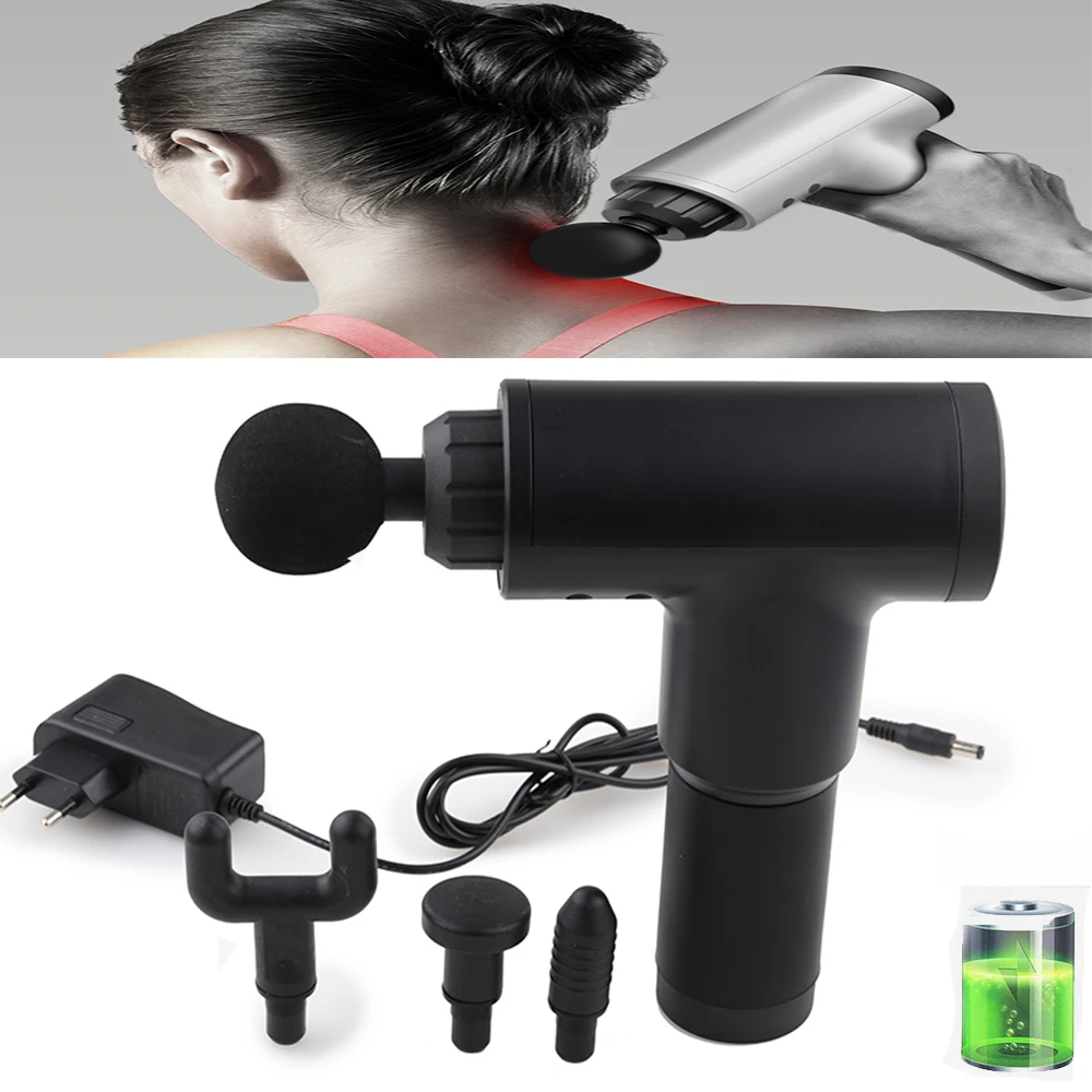 

Rechargeable Muscle Massage Gun for Athletes - Percussion Massager Deep Tissue Massager Percussion Massage Gun Massagers