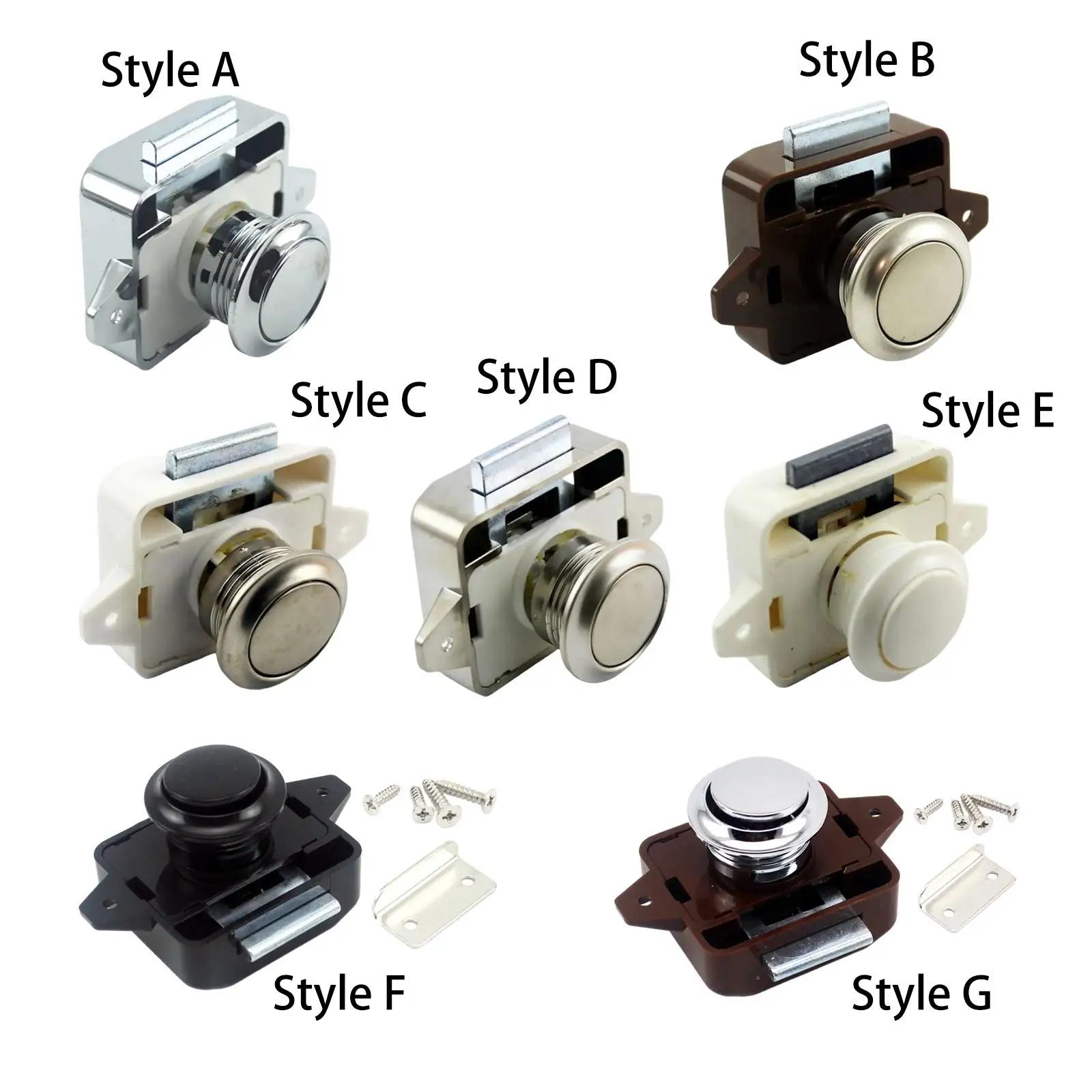 Кнопочная защелка профессиональная ручка ящика для фургона яхты дома на колесах